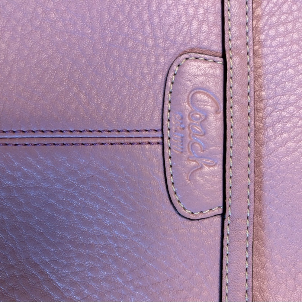 Vintage Coach Pebbled Leather Crossbody Bag -Small - Picture 12 of 16